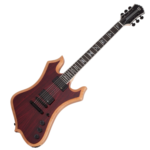 Guitarra Schecter Nomad Cocobolo com Captadores Schecter USA SuperCharger Mach-6 e Ponte Hipshot Hardtail 4537