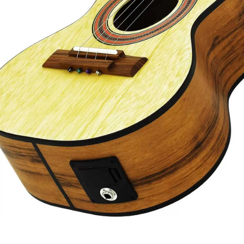 Cavaco Eletroacústico Giannini Raiz CS1 Gonçalo Alves EQ NS GOAL Natural Satin com Tampo Marupá Maciço e Equalizador MT-2 2 Bandas