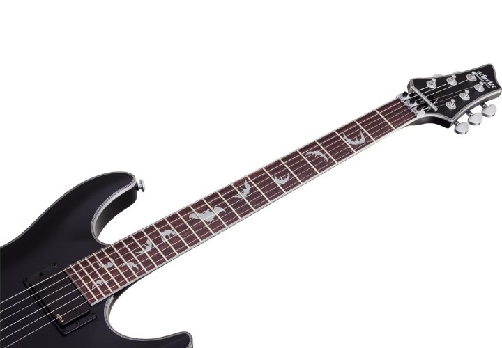 Guitarra Schecter Damien Platinum-6 FR SBK Satin Black com