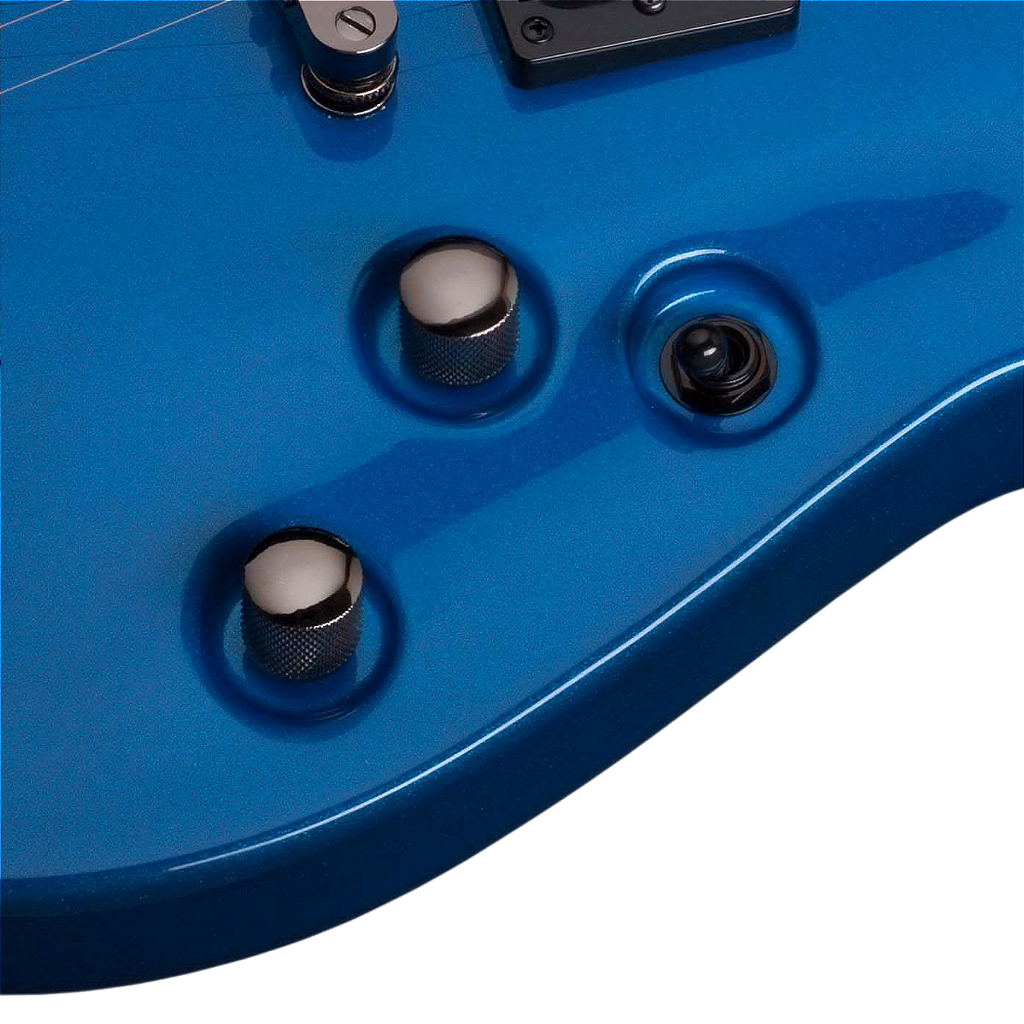 Guitarra Schecter C-1 SGR Electric Blue com Captadores Diamond Plus HH e Ponte Floyd Rose Special 3804
