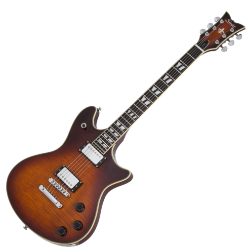 Schecter Tempest Custom FVSB Faded Vintage Sunburst com Captadores Schecter USA Pasadena HH e Ponte TonePros TOM 1725