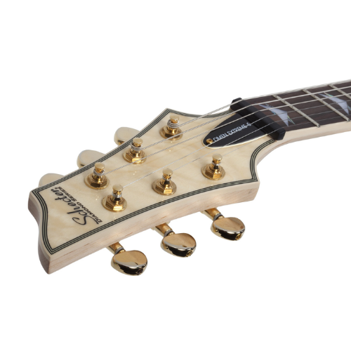 Guitarra Schecter Omen Extreme-6 Gloss Natural com Captadores Diamond Plus HH e Ponte Tune-O-Matic String-Thru 2033