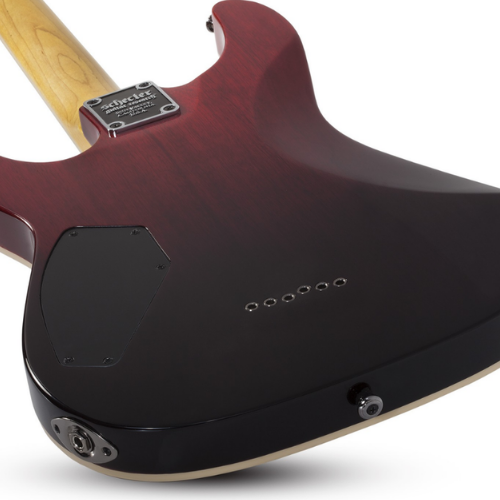 Guitarra Schecter Omen Extreme-6 Blood Burst com Captadores Diamond Plus HH e Ponte Tune-O-Matic String-Thru 2034