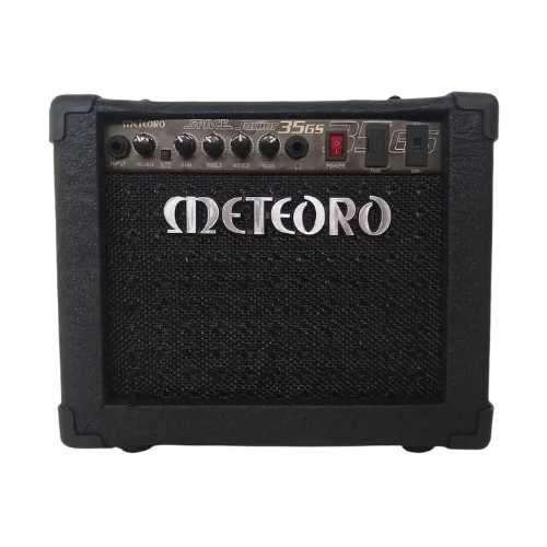 Cubo Amplificador para Guitarra Meteoro Space Guitar Junior 35GS 35W Preto com Reverb e Entrada Auxiliar