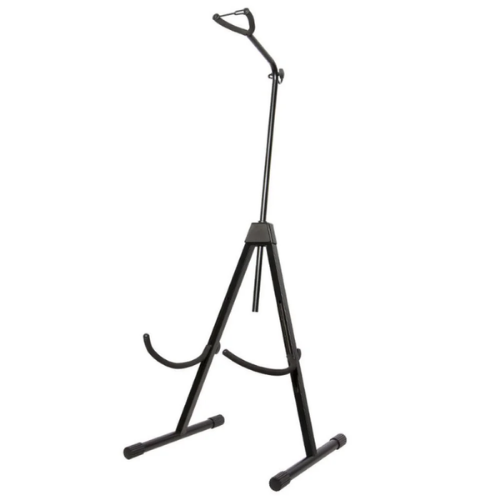 Suporte para Cello e Contrabaixo On Stage CS7201 Preto com Ajuste de Altura e Apoio Seguro