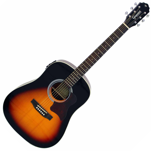 Violão Eletroacústico Giannini Performance Plus GSS Plus EQ Vintage Sunburst VSB com Equalizador MT-3 Ativo 3 Bandas e Afinador Cromático