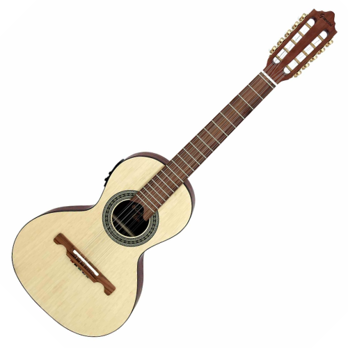 Viola Caipira Eletroacústica Giannini Raiz VS4H Imbu EQ NS com Equalizador MT-3 Ativo 3 Bandas e Afinador Cromático
