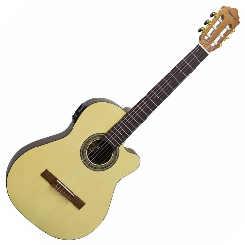 Violão Eletroacústico Giannini Brasil NFL Imbuia CEQ NS Imbu com Equalizador MT-3 Ativo 3 Bandas e Afinador