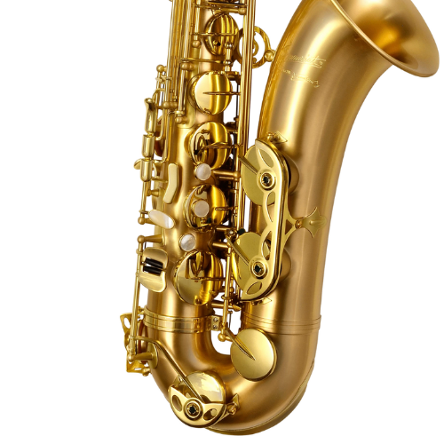 Saxofone Tenor P. Mauriat Le Bravo 200 TGL Gold Lacquer com Tudel Super VI e Campana Gravada à Mão