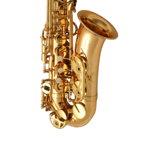 Saxofone Alto Cannonball A90-L Falcon Standard com Campana Big Bell e Chaves Power-Forged Brass e Pads Italian Pisoni