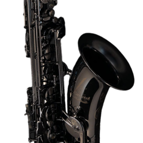 Saxofone Tenor Cannonball GT5-B Gerald Albright Signature Series Big Bell Black Nickel com Dois Tudéis (Original e FAT Neck®) e Case Rígido Inclusos