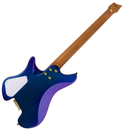 Guitarra Seizi Koi Headless Chameleon HSS com Captadores Seizi Jutsu Alnico V Escala Multi-Scale 25.5"-26.5" Trastes Inox Ponte Fixa Ferragens Douradas e Bag 10361214