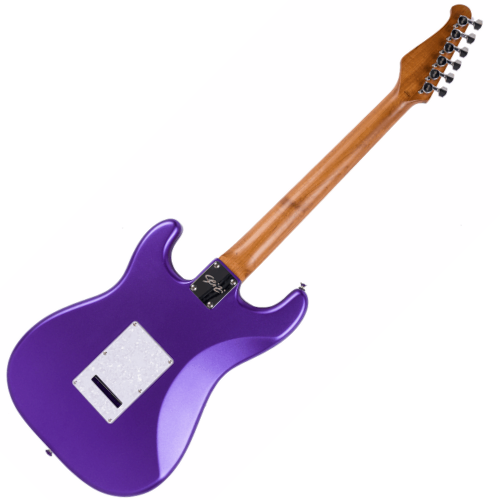 Guitarra Seizi Vintage Budokan Custom Colors Electric Violet HSS com Captadores Seizi Jutsu Alnico V Ponte Flutuante 2 Pivôs Trastes Medium Jumbo Inox e Bag 10361165