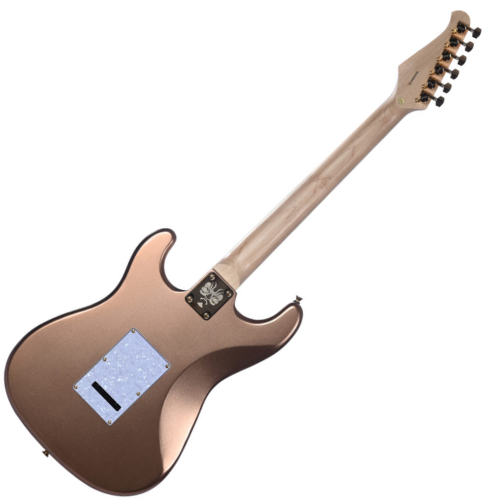 Guitarra Seizi Vintage Budokan HSS Aged Gold com Captadores Seizi Jutsu Alnico V Ponte Flutuante 2 Pivôs Ferragens Douradas e Bag 10360779