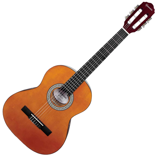 Kit Violão Eletroacústico Giannini Start N6 3/4 Natural Nylon com Captador Piezo Tampo Linden Natural Gloss