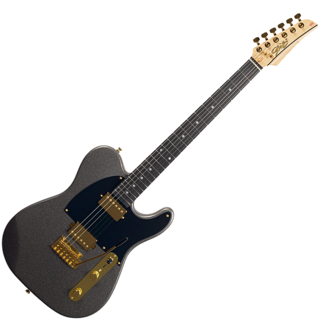 Guitarra Seizi Katana Kabuto TL Space Grey com Captadores Seizi Jutsu Alnico V HH Ponte Flutuante 2 Pivôs e Bag 10360746