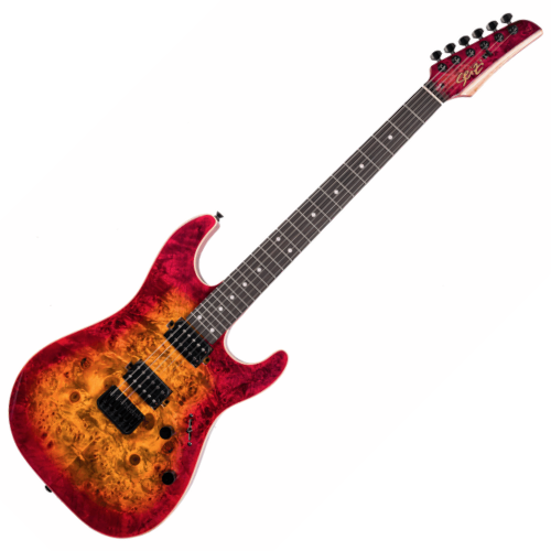 Guitarra Seizi Katana Shadow Ozielzinho Signature Nebula Burst com Captadores Seizi Jutsu Alnico V HH Ponte Fixa e Bag 10361199