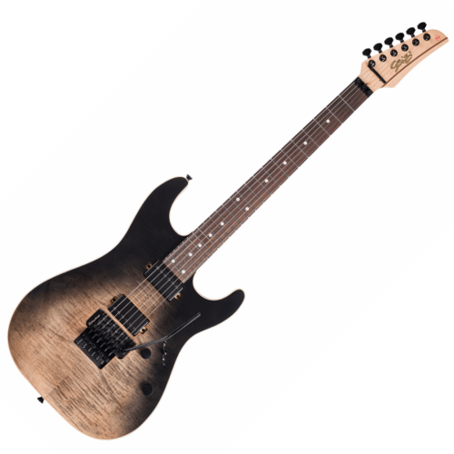 Guitarra Seizi Katana Shadow Luiz Rodrigues Signature Dark Moon com Captadores Seizi Jutsu Alnico V HH Ponte Floyd Rose Licensed e Bag 10361244