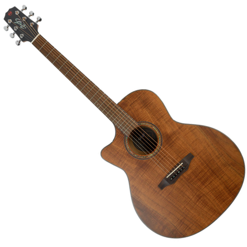 Violão Eletroacústico Seizi Supreme Ryu Cutaway Canhoto Koa com Tampo Koa Sólido Pré Fishman Sonitone e Bag Armor 10361102