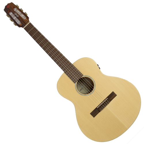 Violão Eletroacústico Canhoto Seizi Originals Mini Ryu Mirai Spruce Natural com Captador Seizi Mirai Recarregável Cordas de Nylon Madeira Mahogany Laminado e Bag 10361113