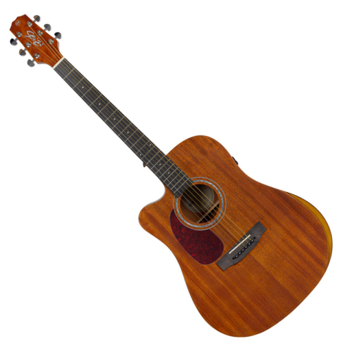 Violão Eletroacústico Canhoto Seizi Neo Tokyo Mirai Cutaway Mahogany Satin com Captador Seizi Mirai Cordas de Aço Madeira Mogno Laminado e Bag 10360768