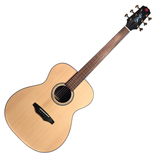 Violão Acústico Seizi Supreme All Solid Fuji Spruce Natural com Cordas de Aço Madeira Rosewood Sólido e Bag 10360692