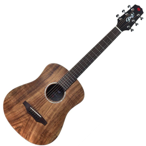 Violão Eletroacústico Seizi Supreme Baby Kaiju Koa com Captador Fishman Sonitone Cordas de Aço Madeira Koa Sólido e Bag 10360348