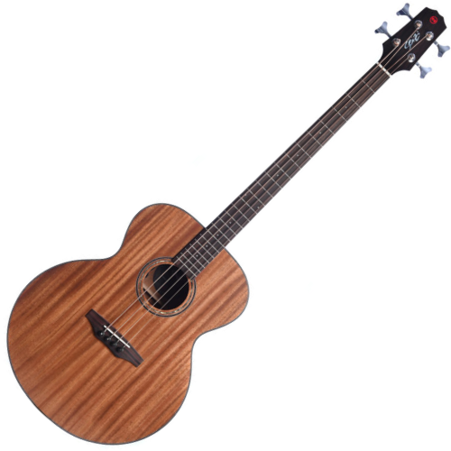 Baixolão Seizi Supreme Godzilla Bass Mahogany Satin com Captador Fishman Sonitone Cordas de Aço Madeira Mahogany Laminado e Bag 10360706