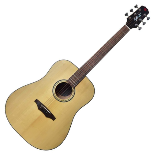 Violão Eletroacústico Seizi Supreme Kaiju Spruce Natural Satin com Captador Fishman Sonitone Cordas de Aço Madeira Mogno Laminado e Bag 10360352