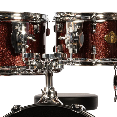 Bateria Acústica Michael Legacy DML420 Sparkle Wine SWR com Ferragens e Banco