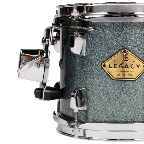 Bateria Acústica Michael Legacy DML420 Sparkle Marine Blue SMB com Ferragens e Banco