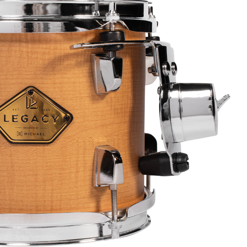 Bateria Acústica Michael Legacy DML420 Sparkle White WSM Completa com Ferragens Resistentes Banco Acolchoado e Baquetas Inclusas