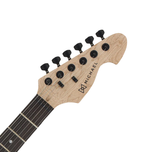 Guitarra Michael Standard GM217N MBA com Captadores Single Coil Tarraxas Blindadas e Ponte Tremolo