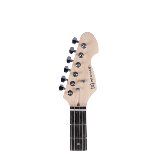 Guitarra Michael Standard GM217N Vermelho Metalico com Captadores Single Coil Tarraxas Blindadas e Ponte Tremolo