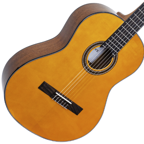 Violão Acústico Michael Renascence VMR250 Natural com Tampo Spruce Tarraxas Douradas Encordoamento Nylon e Acabamento Brilhante