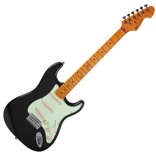 Guitarra Michael Stonehenge GM222N GA MBK com Captadores Single Coil Tarraxas Blindadas e Ponte Tremolo