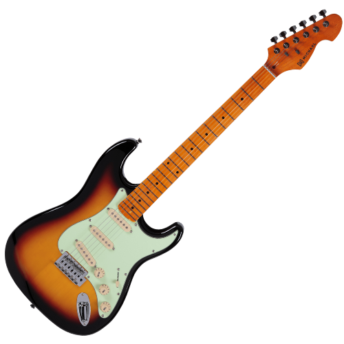 Guitarra Michael Stonehenge GM222N GA Vintage Sunburst VS com Captadores Single Coil Tarraxas Blindadas e Ponte Tremolo