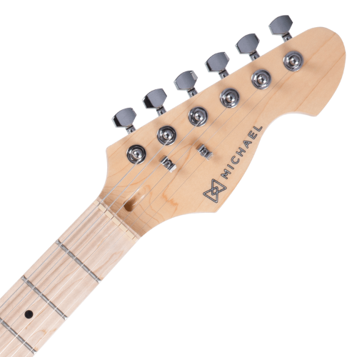 Guitarra Michael Power Advanced GM237N Vintage Sunburst VS com Captadores Humbucker e Single Coil Tarraxas Blindadas e Ponte Tremolo