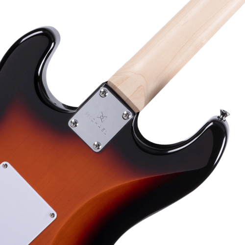 Guitarra Michael Power Advanced GM237N Sunburst Black SK com Captadores Humbucker e Single Coil Tarraxas Blindadas e Ponte Tremolo