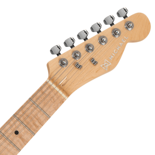 Guitarra Michael Slide GM385N Vintage Sunburst VS com Captadores Single Coil e Lipstick Tarraxas Blindadas e Ponte Standard