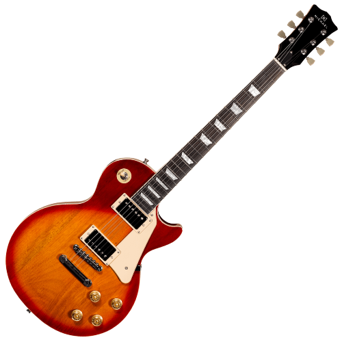 Guitarra Michael Strike GM750N Cherry Sunburst CS com Captadores Humbucker Vintage Tarraxas Vintage e Ponte Fixa com Tailpiece