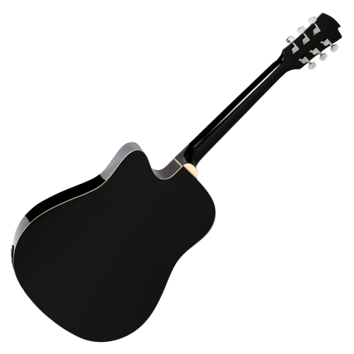 Violão Eletroacústico Michael Folk Cutaway VMF361 SB (Sunburst) com Tampo Linden Pré Michael 3 Bandas Tarraxas com Borboletas Filete Múltiplo ABS e Encordoamento Aço