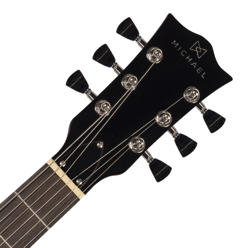 Guitarra Michael GML300 VS Vintage Sunburst com Corpo Basswood Braço Maple Canadense e Captadores Humbucker Vintage HH