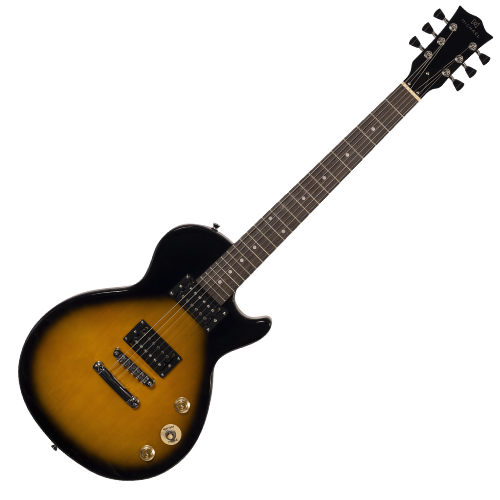 Guitarra Michael GML300 VS Vintage Sunburst com Corpo Basswood Braço Maple Canadense e Captadores Humbucker Vintage HH