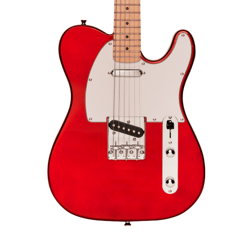 Guitarra Michael GM385N MRD Metallic Red com Corpo Basswood Braço Hard Maple e Captadores Single Coil Lipstick SS