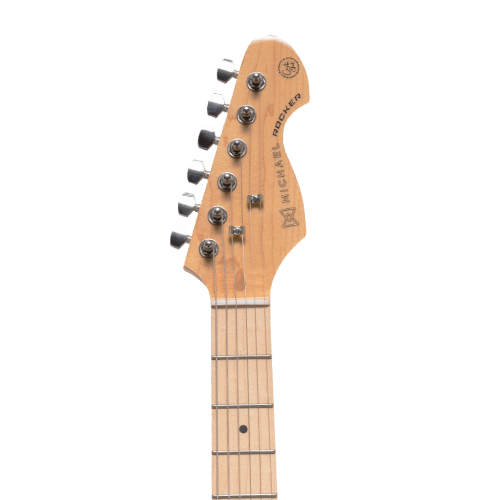 Guitarra Michael Rocker GMS250 RM Red Metallic com Corpo Basswood Braço Maple Canadense e Captadores SSH com Efeitos Integrados