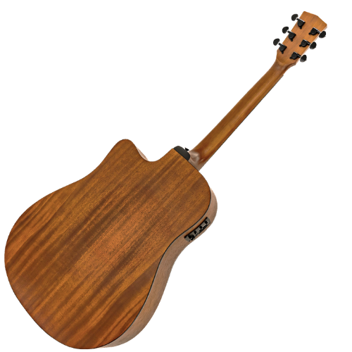 Violão Eletroacústico Michael Cosmic VMC230 ST (Satin) com Tampo Spruce Pré Michael Effex Tarraxas Matte Black Die Cast Encordoamento Aço e Acabamento Open Pore