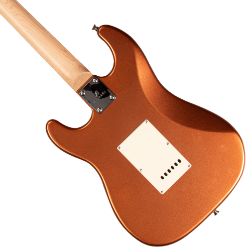 Guitarra Michael GMS400 ST Luminis CPN Champagne com Corpo Basswood Braço Maple e Captadores Michael Velvet Alnico Single Coil SSS
