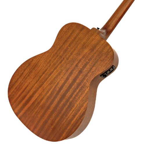 Violão Eletroacústico Michael Mysa VMM140 MH (Mahogany) com Tampo Mahogany Pré Michael Effex Tarraxas Matte Black Die Cast Encordoamento Aço e Acabamento Open Pore