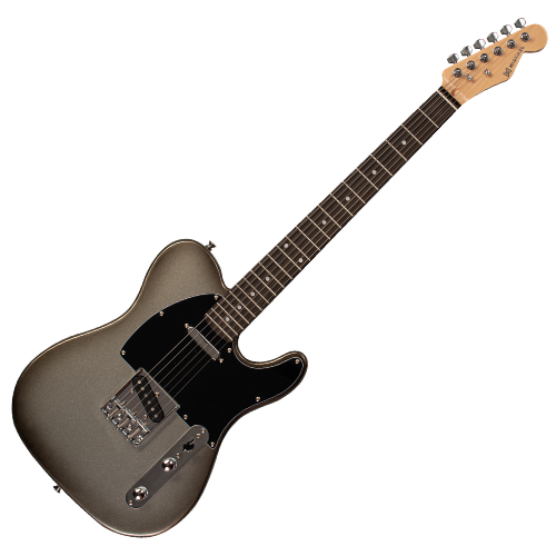 Guitarra Michael GMT400 TL Luminis CNA Grey com Corpo Basswood Braço Maple e Captadores Michael Velvet Alnico Single Coil Lipstick SS